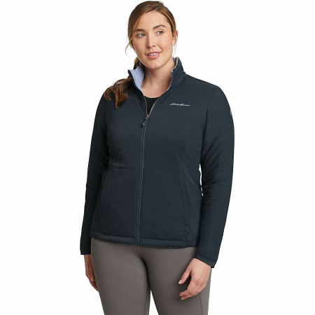 Eddie Bauer Women's Ignitelite Stretch Reversible Jacket - Dusty Blue