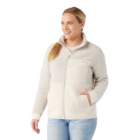 Smartwool Women's Hudson Trail Fleece Jacket - Light Grey Heather