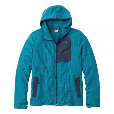 L.L.Bean Men's Pathfinder Performance Fleece Full Zip Jacket - Mallard Teal