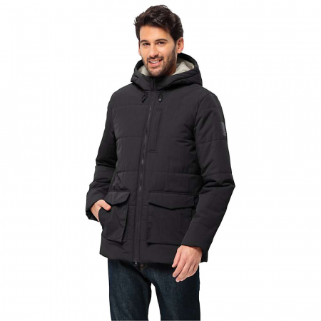 Jack Wolfskin Men's White Frost Jacket - Black