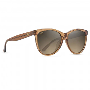 Maui Jim Glory Glory Polarized Sunglasses - One Size - Transparent Cinnamon / HCL Bronze