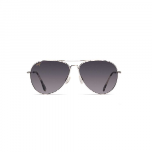 Maui Jim Mavericks Polarized Sunglasses - One Size - Silver / Neutral Grey Polarized