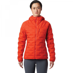 Mountain Hardwear Women’s Super/DS Hooded Jacket – XS – Fiery Red