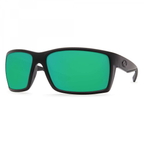 Costa Del Mar Men's Reefton Polarized Sunglasses - One Size - Blackout/Green W580