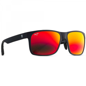 Maui Jim Manchester United Red Sands Polarized Sunglasses - One Size - Matte Black / Hawaii Lava