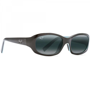 Maui Jim Women's Punchbowl Polarized Sunglasses - One Size - Black with Blue / Neutral Grey