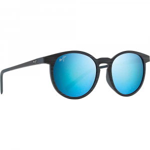 Maui Jim Kiawe Polarized Sunglasses - One Size - Dark Navy Stripe / Blue Hawaii
