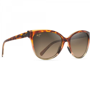 Maui Jim 'Olu 'Olu Cat Polarized Cat Eye Sunglasses - One Size - Tortoise with Tan/HCL Bronze