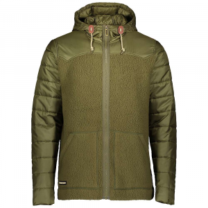 Powderhorn Men’s Hybrid Sherpa Jacket – Medium – Military Green