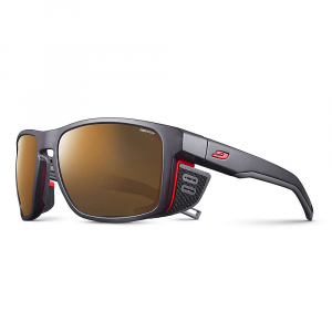 Julbo Shield Sunglasses - One Size - Transt Black / Neon Orange / Reactiv High Mn 2-4
