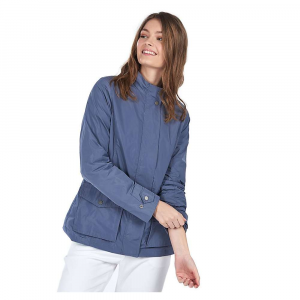 Barbour Women’s Lucie Showerproof Jacket – 6 – Slate Blue