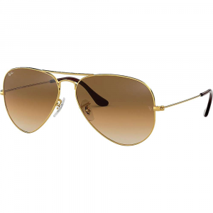 Ray-Ban Aviator Gradient Sunglasses - 58 - Gold/Crystal Brown