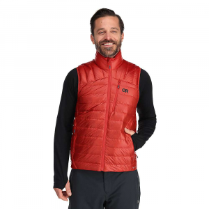 Outdoor Research Men's Helium Down Vest - XL - Cranberry