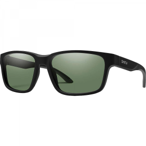 Smith Basecamp ChromaPop Polarized Sunglasses - One Size - Matte Black/ChromaPop Polarized Gray Green