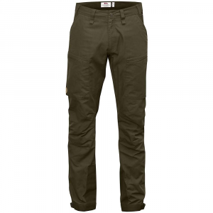 Fjallraven Men's Abisko Lite Trekking Trousers - 56 Regular EU / 38-39 Regular US - Dark Olive / Dark Olive