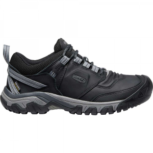 KEEN Men's Ridge Flex Waterproof Shoe - 12 - Black / Magnet