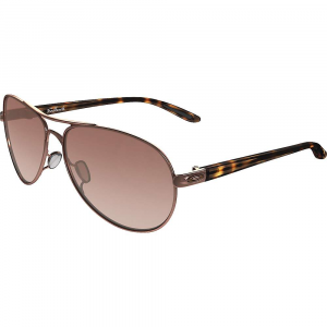 Oakley Women's Feedback Sunglasses - One Size - Rose Gold / VR50 Brown Gradient