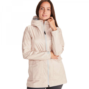 Marmot Women’s Ashbury PreCip Eco Jacket – Large – Mandarin Mist
