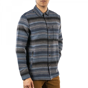 Jeremiah Men’s Fanning Brushed Stripe Shirt Jacket – Small – Insigna