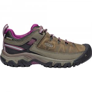 KEEN Women's Targhee III Rugged Low Height Waterproof Hiking Shoes - 11 - Magnet / Smoke Blue