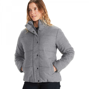 Marmot Women's Lanigan Insulated Flannel Jacket - Small - Dark Steel Heather