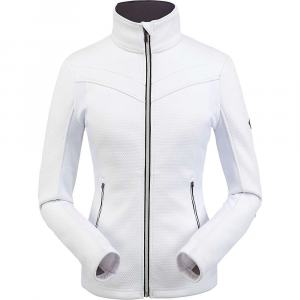 Spyder Women's Encore Full Zip Fleece Jacket - XL - White / Abyss
