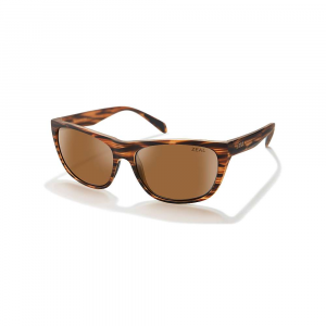 Zeal Women's Quandary Polarized Sunglasses - One Size - Matte Woodgrain / Copper Polarized