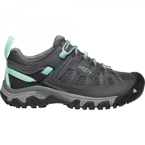 KEEN Women's Targhee Vent Breathable Low Height Hiking Shoes - 10 - Steel Grey / Ocean Wave