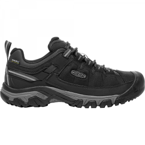 KEEN Men's Targhee Exp Waterproof Shoe - 8 - Black / Steel Grey