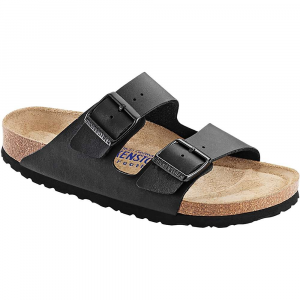 Birkenstock Arizona Soft Footbed Sandal - 44 - Black Birko-Flor