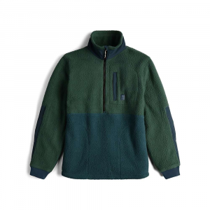 Topo Designs Men's Mountain Fleece Pullover - Medium - Forest / Pond Blue
