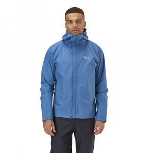 Rab Men's Downpour Eco Jacket - XL - Nightfall Blue / Ascent Blue