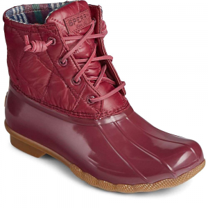Sperry Women's Saltwater Nylon Quilted Boot - 6.5 - Cordovan