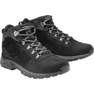 Timberland Women's Mt. Maddsen Mid Leather WP Boot - 11 M - Black Full-Grain