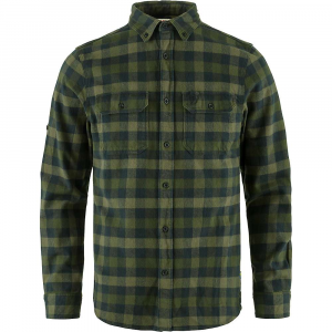 Fjallraven Men's Skog Shirt - Large - Deep Forest / Laurel Green