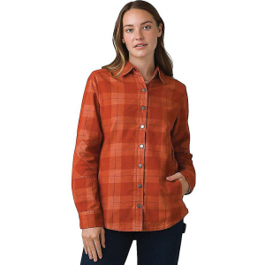 Prana Women's Porter Park Flannel Shirt - XL - Nautical