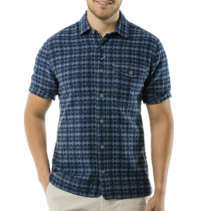 Jeremiah Men's Barlow SS Dobby Plaid Shirt - Small - Insignia