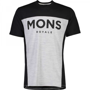 Mons Royale Men's Redwood Enduro VT Top - Small - Black/Grey Marl