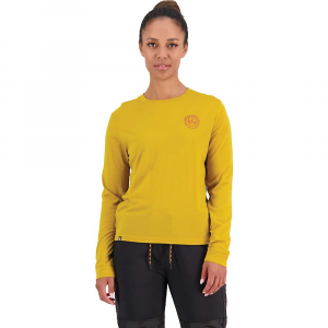 Mons Royale Women's Icon Relaxed LS Tee - Small - Turmeric