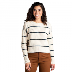 Toad & Co Women's Bianca II Sweater - Large - Almond Stripe
