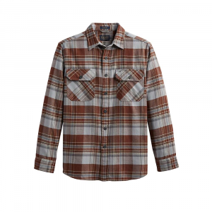 Pendleton Men's Burnside Flannel Shirt - Large - Oxford / Rust / Coffee Plaid
