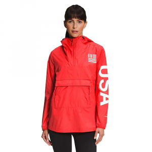 The North Face Women's IC Anorak Pullover - Medium - Fiery Red / TNF Black