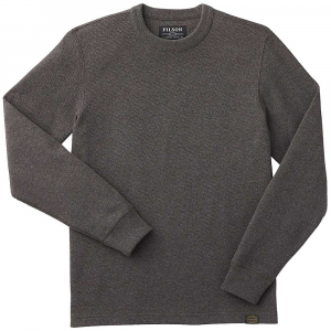 Filson Men's Waffle Knit Thermal Crew Top - XXL - Charcoal