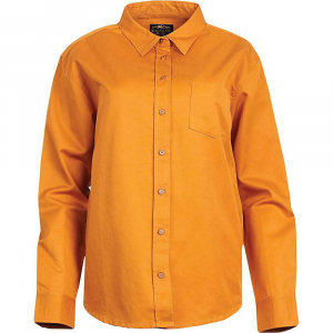 United By Blue Women's Cottonwood Canvas Button Down Shirt - Large - Sienna