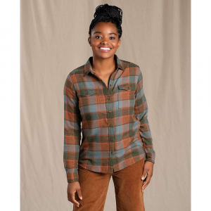 Toad & Co Women's Re-Form Flannel Shirt - XS - Blue Slate