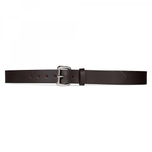 Filson 1.25IN Bridle Leather Belt - 32 - Brown / Stainless