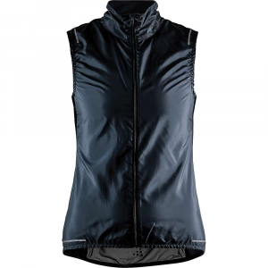 Craft Sportswear Women's Essence Light Wind Vest - Medium - Black