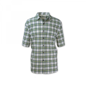 Purnell Men’s 4-Way Stretch Quick Dry Shirt – Small – Green