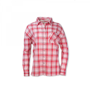 Purnell Women's Boyfriend Shirt - Medium - Red