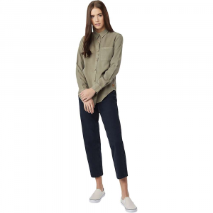 Tentree Women's Fernie LS Button Up Shirt - Medium - Vetiver Green